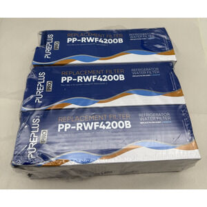 PurePlus PP-RWF4200B Refrigerator Water Filter Replacement 3pc *BOX BROKEN *READ